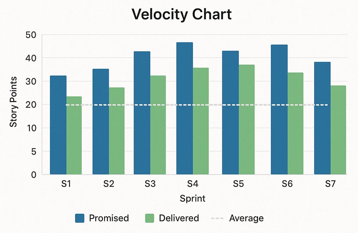 Components of a Velocity Chart